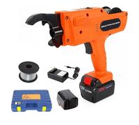 Rebar Tying Machine - Handheld Rechargeable Automatic Steel Binding Tool for 30-60mm Bars, Electric Reinforcing Tie Wire Twister