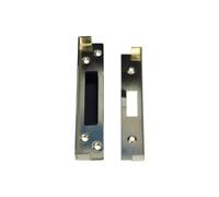 Rebate Set for 5 Lever BS 3621 Dead Lock + CWS - Heavy-Duty Steel Conversion Kit Doors - Precision-Fit Lock Hardware for Secure and Professional Door Installations (Polish Stainless)