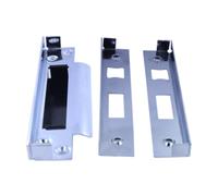 Rebate Set for CE Architectural Euro Sash Locks + CWS - Double Rebated Doors - Precision-Fit Lock Hardware for Secure and Professional Installation (Printed Polybag, Satin Nickel, 13mm)
