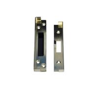 Rebate Sets for BS 3621 5 Lever Dead Lock CE/CERTIFIRE/FD + CWS - Heavy-Duty Steel Conversion Kit for Rebated Doors - Precision-Fit Lock Hardware for Secure Installations (Polished Stainless)