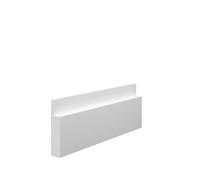 Rebated MDF Architrave 95mm x 15mm x 3050mm, White Primed (Pack of 4)