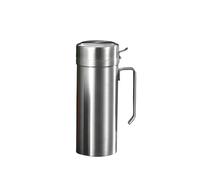 REBCACE Olive Oil Bottle Dispenser Stainless Steel Cruet Leak Proof Olive Oil Drizzler Can for Oil Vinegar Soy Sauce Container with Lid,1000ml