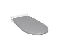 REBCACE Wall-Mounted Ironing Board Stable Ironing Board Professional Space Saving Folding Ironing Board with Heat Resistant Cover for Home Laundry Room Dorm Use,Grey
