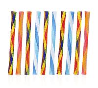 REBECASKYENS 10 PCS Tube Spring Toy,at Plastic Coil, Interactive Cat Toyfor Indoor to Swat, Bite, Hunt, Interactive Spring Toys for Cats and Kittens