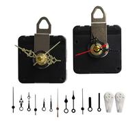 REBECASKYENS 32PCS Silent Quartz Clock Movement Clock Mechanism With Manual Battery Powered, Wall Clock Mechanism Parts Motor Replacement Diy Repair Parts