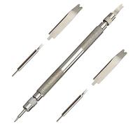 REBECASKYENS Watchmaker Tool Spring Bar Tool Watch Strap Tool Spring Bars Removal Watchmaker Tool Set Stainless Steel Handle for Adjusting Spring Bars and Spring Bars Spring Bar Tool Silver, silver