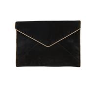 Rebecca Minkoff Women's Leo Clutch, Black/Light Gold, Regular