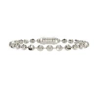 Rebecca My World Silver Milled Ball Bracelet - Silver