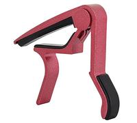 Rebecca Online Guitar Capo for Guitars, Ukulele, Banjo, Mandolin, Bass （with Guitar Picks） (Red)