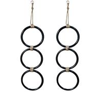 Rebecca online Snake Climbing Rings for Ball Python Enrichment Toys for Corn Snake Cage Habitat Decoration Accessories Terrarium, Bearded Dragon, Parrot (2pcs)