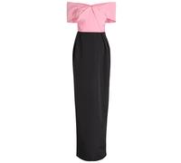 Rebecca Vallance Amaro Off-the-shoulder Taffeta Maxi Dress - Black - 12 (UK12 / M)