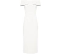 Rebecca Vallance Amore off-shoulder midi dress - White 6-8-10-12-14