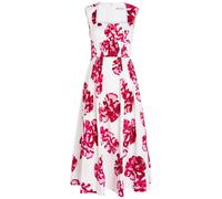 Rebecca Vallance Damask Floral-print Stretch Cotton-poplin Midi Dress - Multicoloured - 12 (UK12 / M)