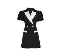 Rebecca Vallance Emma Contrasting Crepe Mini Dress - Black And White - 10 (UK10 / S)