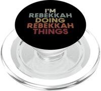 Rebekkah Name Rebekkah Personalized Name First Given PopSockets PopGrip for MagSafe