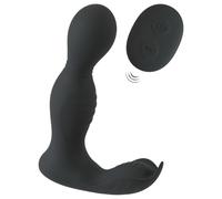 Rebel - 2-in-1 Remote Control Prostate Massager (Black)