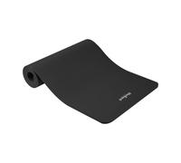 REBEL ACTIVE GYMNASTIC MAT FOR YOGA, PILATES, FITNESS, 183X61CM, THICKNESS 6MM, TPE MATERIAL, BLACK RBA-3151-BK
