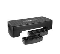 Rebel Active Step for Aerobics and Fitness, 3 Steps, 68 cm, Black RBA-3227-BK