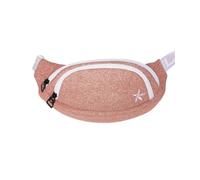 Rebel Athletic Women's Rose Gold Adult Fanny Pack with White Zipper