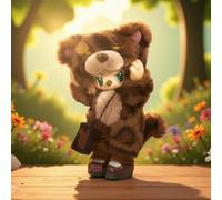 Rebel Bear Series Find A Bag Blind Bag Plush Toy Figures Colorful An (US IMPORT)
