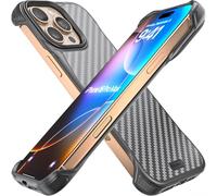REBEL Case for iPhone 16 Pro Max [Flex Series] Exposed Sides for Comfort, Aramid Fiber, Strong MagSafe Compatible, Shockproof, Metal Lens, Protective Frameless Design, 6.9 Inch Phone 2024 (Flex)