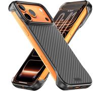 REBEL Case for iPhone 17 Pro Max [Flex Series] Exposed Sides for Comfort, Aramid Fiber, Strong MagSafe Compatible, Shockproof Corners, Metal Lens, Protective Frameless Design, 6.9 Inch Phone 2025
