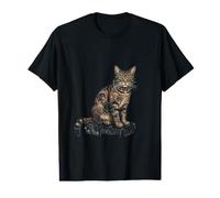 Rebel Cat is into Punk Rock Value Graphic T-Shirt