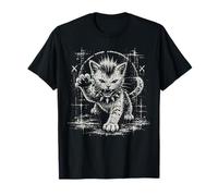 Rebel Cat Rock'n Roll Punk Kitten Grunge Goth Alternative T-Shirt