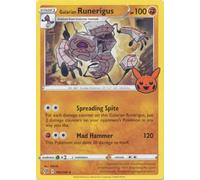 Rebel Clash 102/192 Galarian Runerigus (Pikachu Pumpkin Stamp)