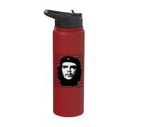 Rebel Cuban Shirt Guerrilla Revolution Che Guevara Stainless Steel Insulated Water Bottle