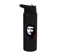 Rebel Cuban Shirt Guerrilla Revolution Che Guevara Stainless Steel Insulated Water Bottle
