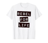 Rebel for Life Ecological Climate Crisis Awareness T-Shirt