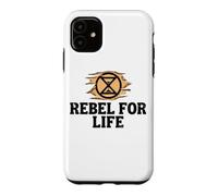 Rebel For Life Extinction Rebellion Hourglass Climate Case for iPhone 11