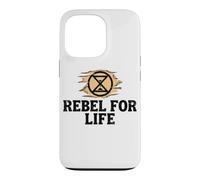 Rebel For Life Extinction Rebellion Hourglass Climate Case for iPhone 13 Pro