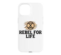 Rebel For Life Extinction Rebellion Hourglass Climate Case for iPhone 15