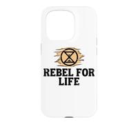 Rebel For Life Extinction Rebellion Hourglass Climate Case for iPhone 15 Pro