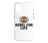 Rebel For Life Extinction Rebellion Hourglass Climate Case for iPhone 16