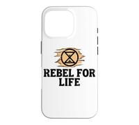 Rebel For Life Extinction Rebellion Hourglass Climate Case for iPhone 16 Pro