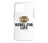Rebel For Life Extinction Rebellion Hourglass Climate Case for iPhone 16 Pro Max