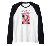 Rebel Girls from Outer Space (Retro Graphic) (Women Power) Raglan Baseball Tee