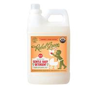 Rebel Green Natural Baby Laundry Detergent, Certified Organic and Hypoallergenic Liquid Laundry Soap for Infants and Babies with Sensitive Skin - 64 Loads