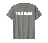 Rebel Heart T-Shirt, Men, Olive Heather, Medium