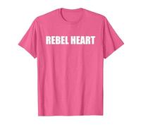 Rebel Heart T-Shirt, Men, Pink Heather, Medium