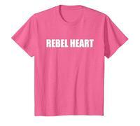 Rebel Heart T-Shirt, Youth, Pink Heather, Medium