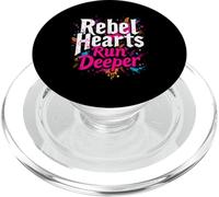 Rebel Hearts Run Deeper PopSockets PopGrip for MagSafe