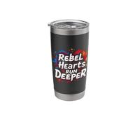 Rebel Hearts Run Deeper Stainless Steel Insulated Tumbler