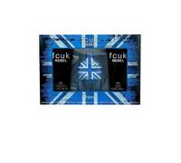 Rebel Him EDT 100ml + A/S 200ml + SG 200ml Fcuk White 300ml