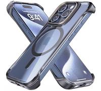 Rebel iPhone 15 Pro Clear Case [Crystal Flex Series] Exposed Sides for Comfort, Strong MagSafe Compatible, Glossy Grip, Protective Shockproof, Upgraded Frameless Cover for 6.1 Inch Phone 2023