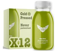 REBEL KITCHEN | Easy Greens Raw, Cold-Pressed Juice | Fresh Cucumber, Apple, Lemon, Ginger, Spinach | Antioxidant-Rich, No Added Sugar, 100% Natural Ingredients, Vegan | Made in UK | 12 x 250ML