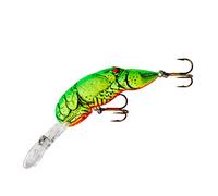 Rebel Lures Deep Wee Fishing Lure (2 3/8-Inch, Chartreuse/Green Back)